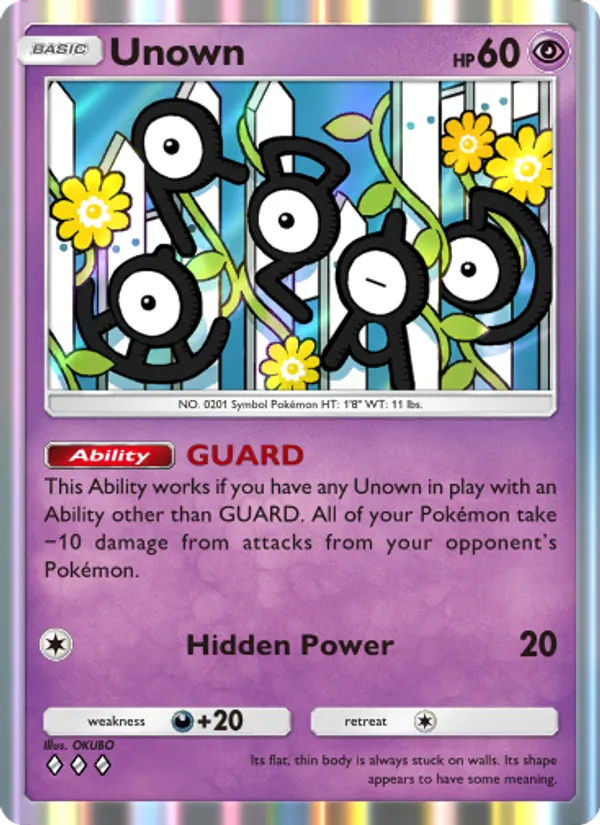 084 Unown – Wisdom of Sea and Sky
