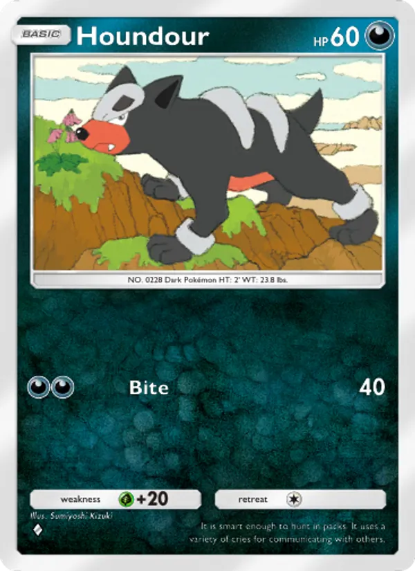 117 Houndour – Wisdom of Sea and Sky