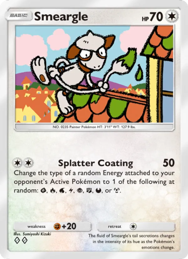 148 Smeargle – Wisdom of Sea and Sky
