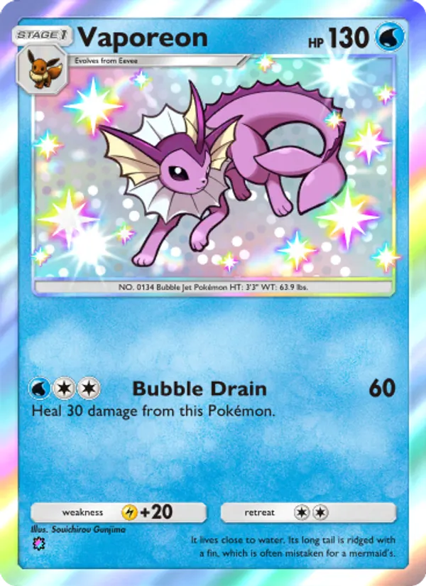 216 Vaporeon – Wisdom of Sea and Sky