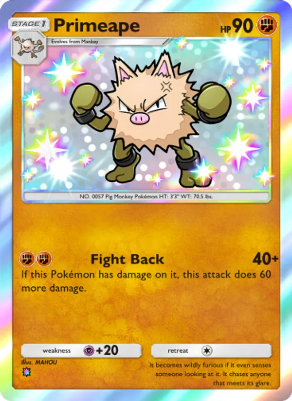 222 Primeape – Wisdom of Sea and Sky