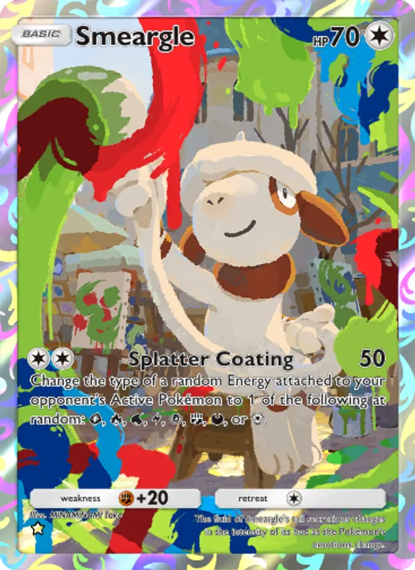 184 Smeargle – Wisdom of Sea and Sky