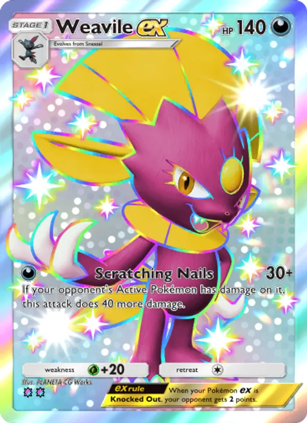 238 Weavile ex – Wisdom of Sea and Sky