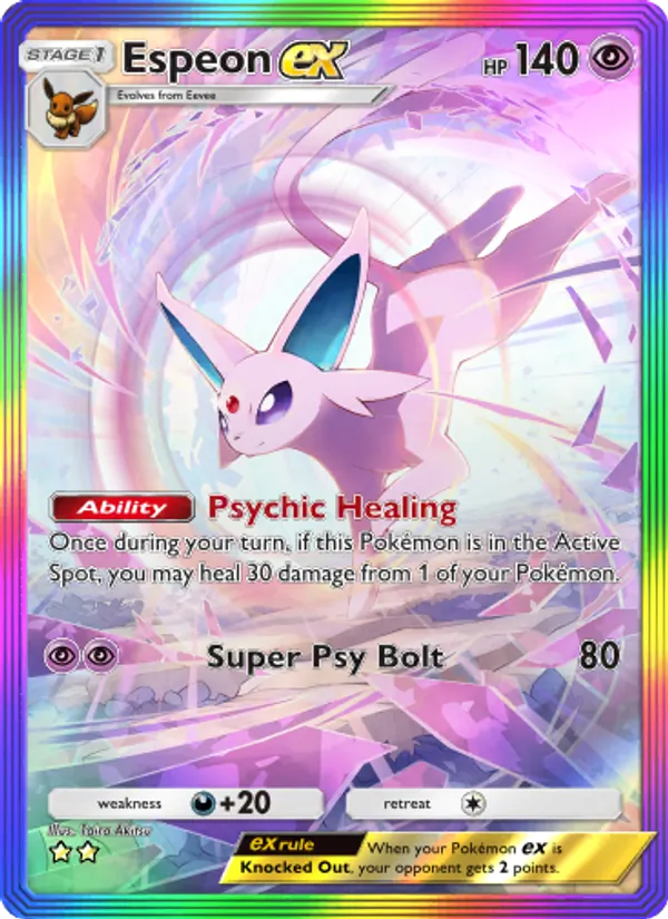 205 Espeon ex – Wisdom of Sea and Sky