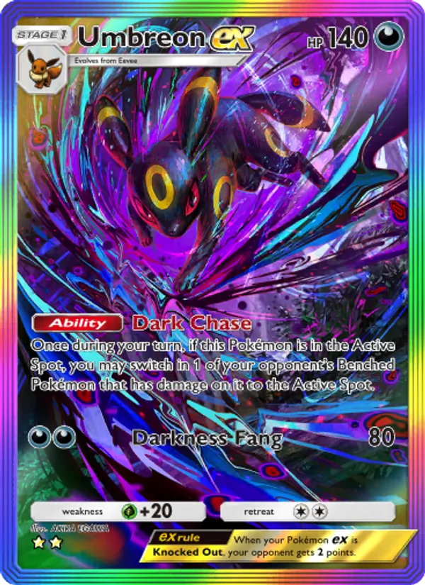 208 Umbreon ex – Wisdom of Sea and Sky