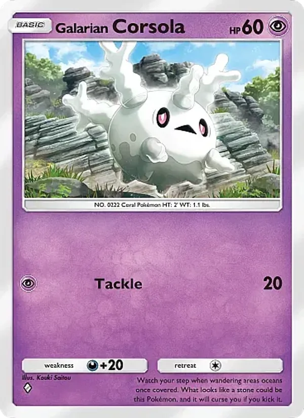 034 Galarian Corsola – Secluded Springs