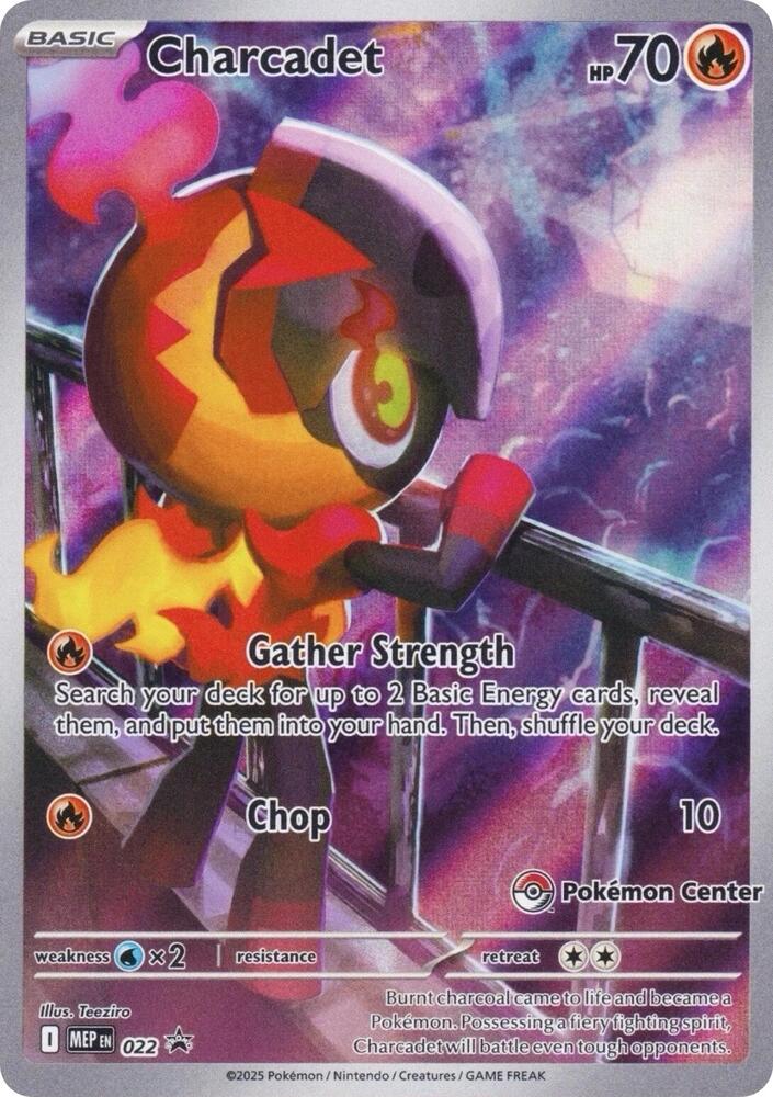 022-holo-pokemoncenter Charcadet (Pokémon Center stamp) – MEP Black Star Promos