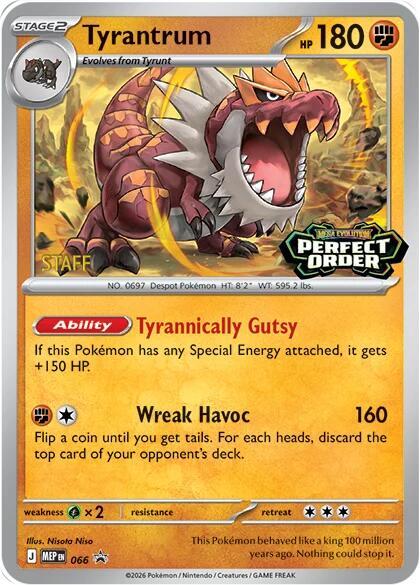 066-holo-setlogo-staff Tyrantrum (Set logo stamp, Staff stamp) – MEP Black Star Promos
