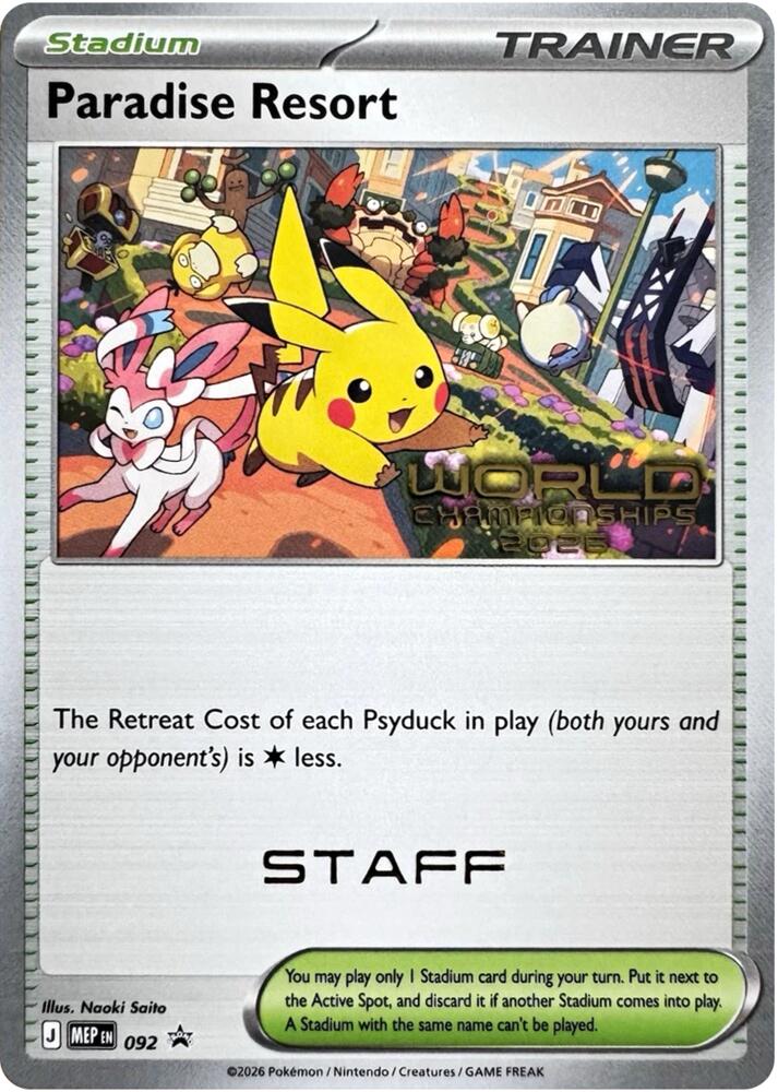 092-holo-staff Paradise Resort (Staff stamp) – MEP Black Star Promos