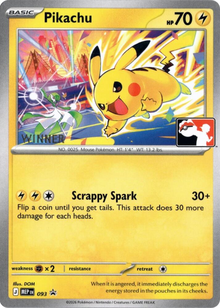 093-holo-winner Pikachu (Winner stamp) – MEP Black Star Promos