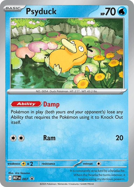 007 Psyduck – MEP Black Star Promos