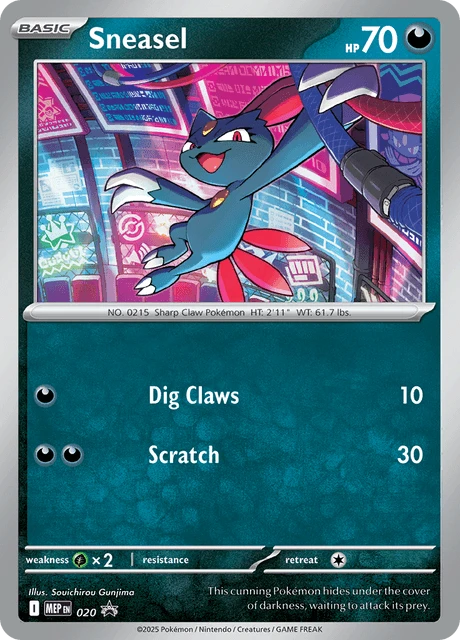 020 Sneasel – MEP Black Star Promos