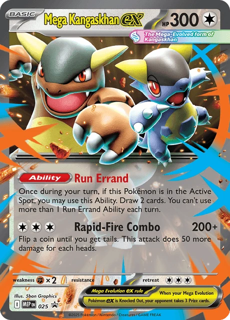 025 Mega Kangaskhan ex – MEP Black Star Promos