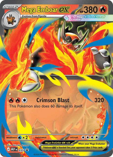 035 Mega Emboar ex – MEP Black Star Promos