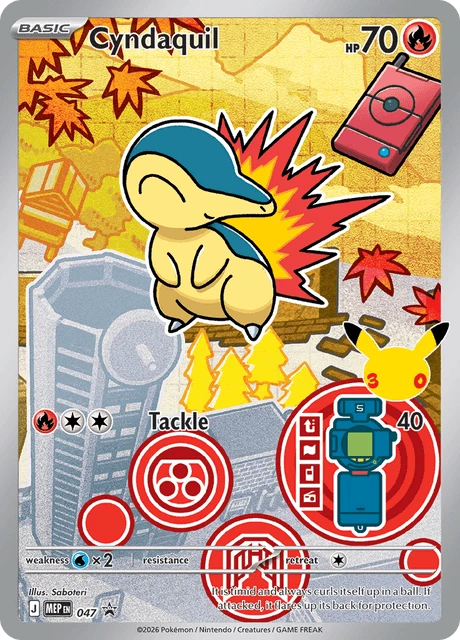 047 Cyndaquil – MEP Black Star Promos