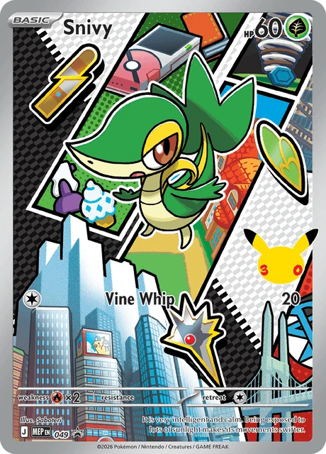 049 Snivy – MEP Black Star Promos