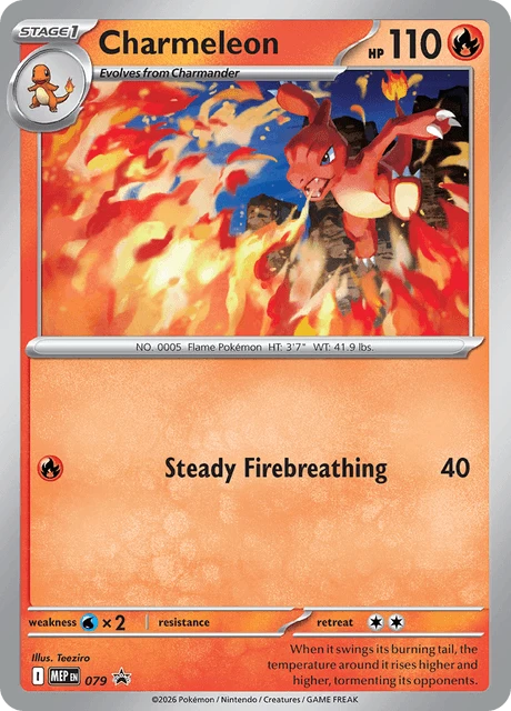 079 Charmeleon – MEP Black Star Promos