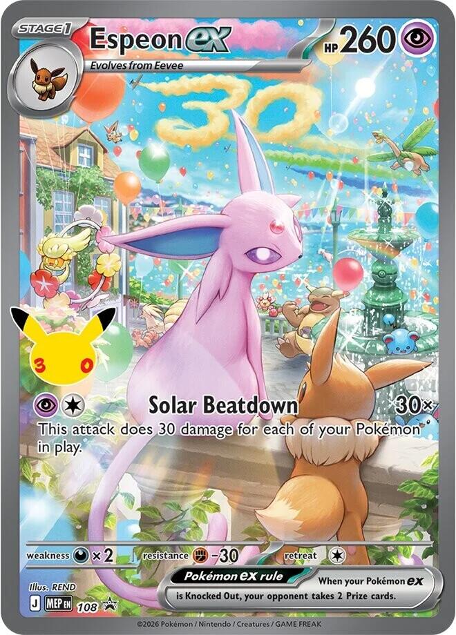 108 Espeon ex – MEP Black Star Promos