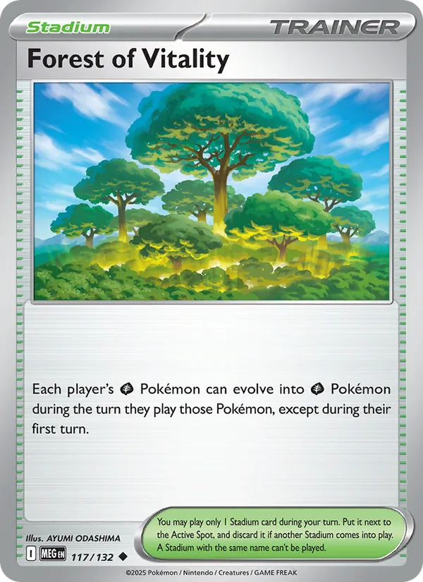 117-holo-cosmos-playerrew-b7676b Forest of Vitality (Holo, Cosmos Holo, Player Rewards stamp) – Mega Evolution