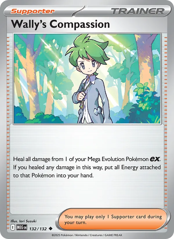 132-holo-cosmos-playerrew-b7676b Wally's Compassion (Holo, Cosmos Holo, Player Rewards stamp) – Mega Evolution