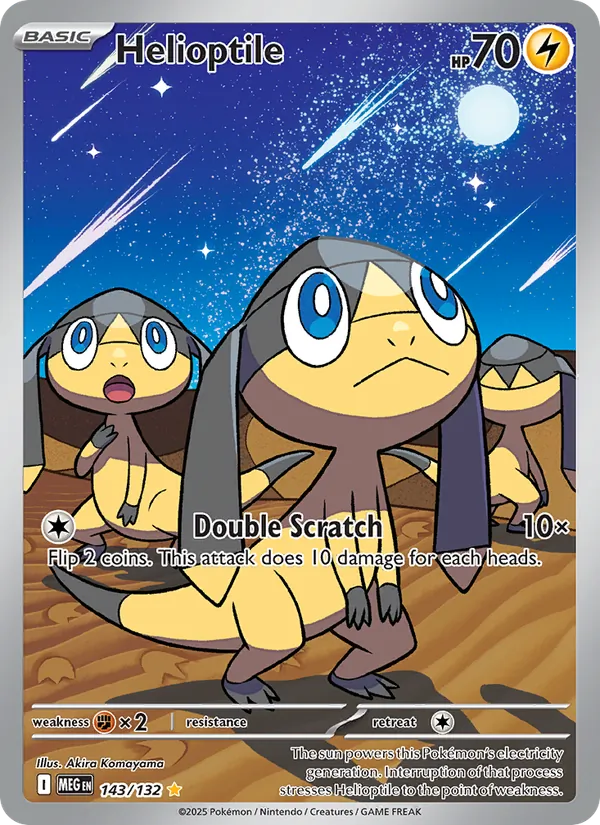 143 Helioptile – Mega Evolution