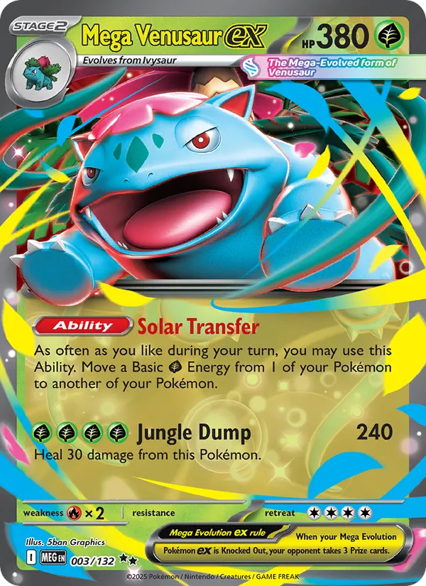 003 Mega Venusaur ex – Mega Evolution