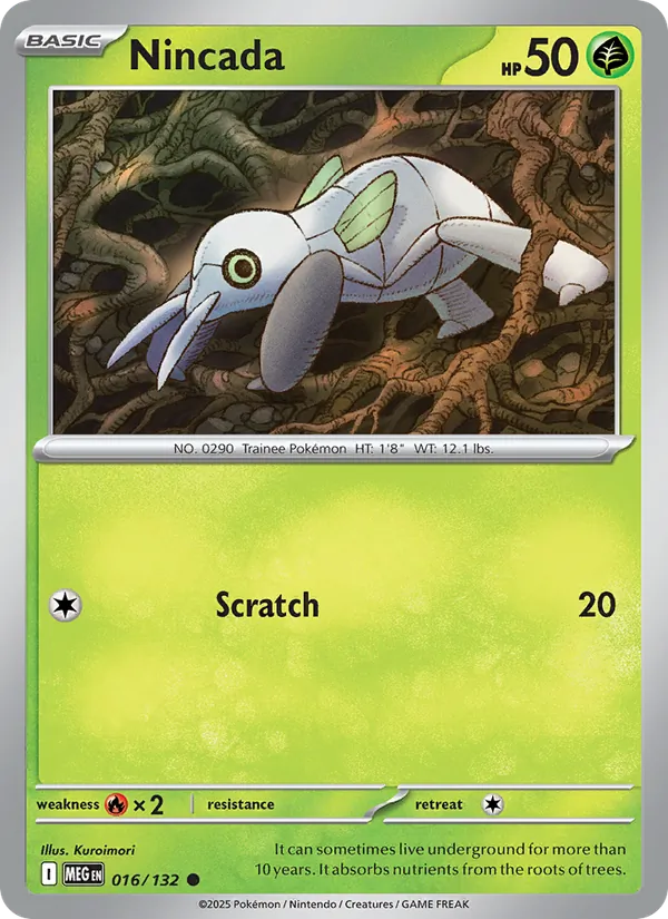 016 Nincada – Mega Evolution