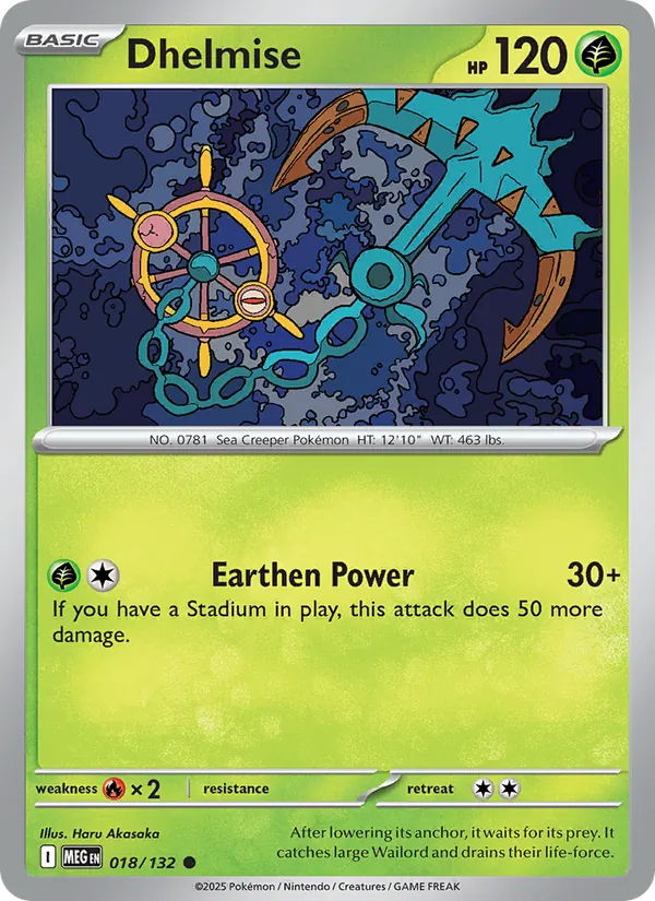 018 Dhelmise – Mega Evolution