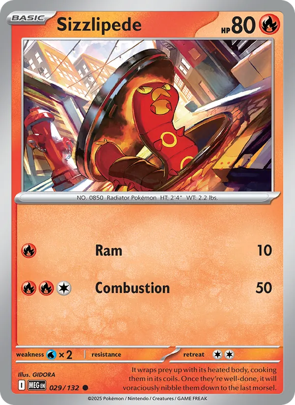 029 Sizzlipede – Mega Evolution