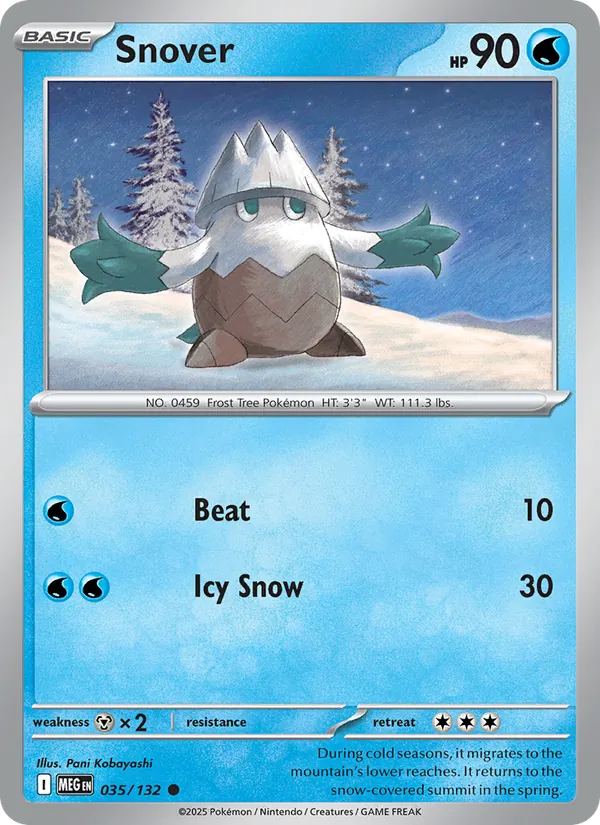 035 Snover – Mega Evolution