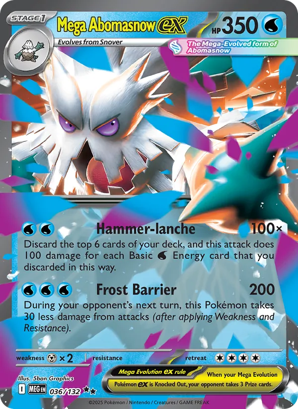 036 Mega Abomasnow ex – Mega Evolution