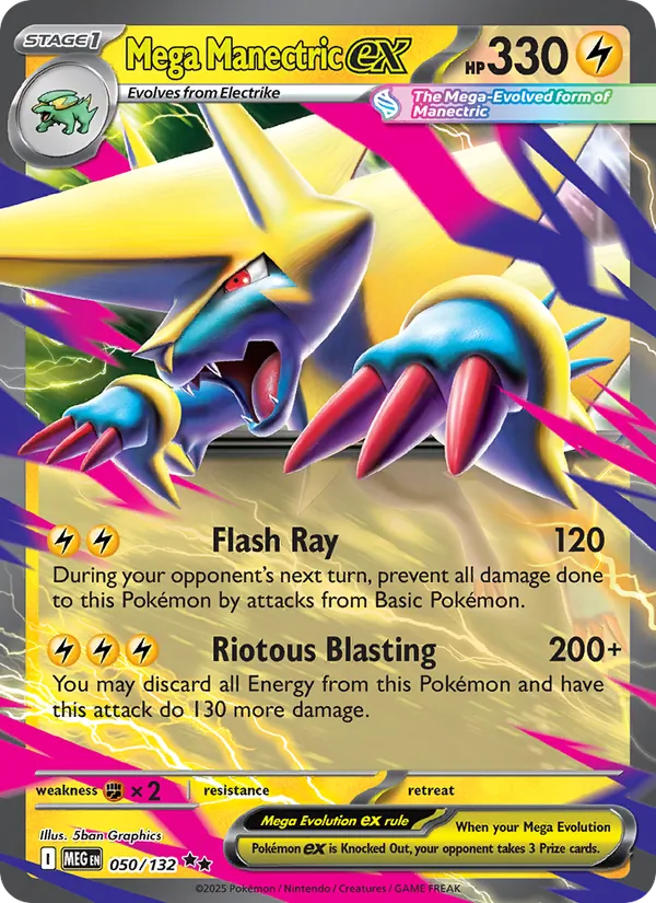 050 Mega Manectric ex – Mega Evolution