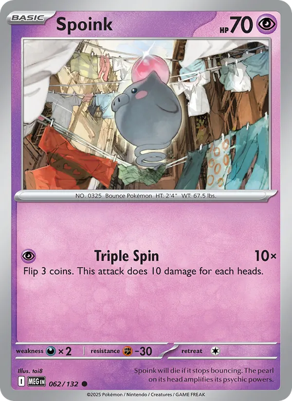 062 Spoink – Mega Evolution