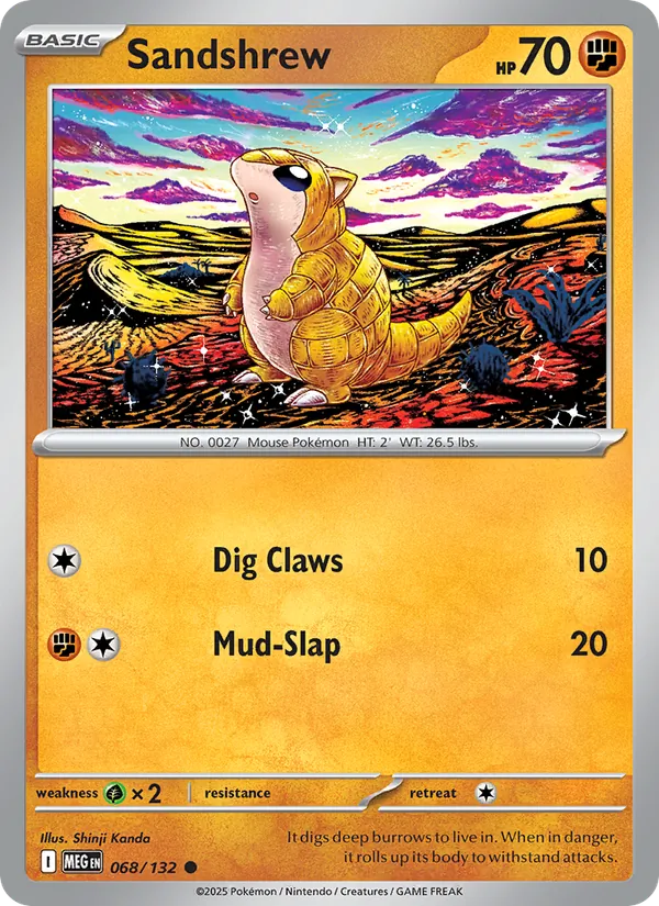 068 Sandshrew – Mega Evolution