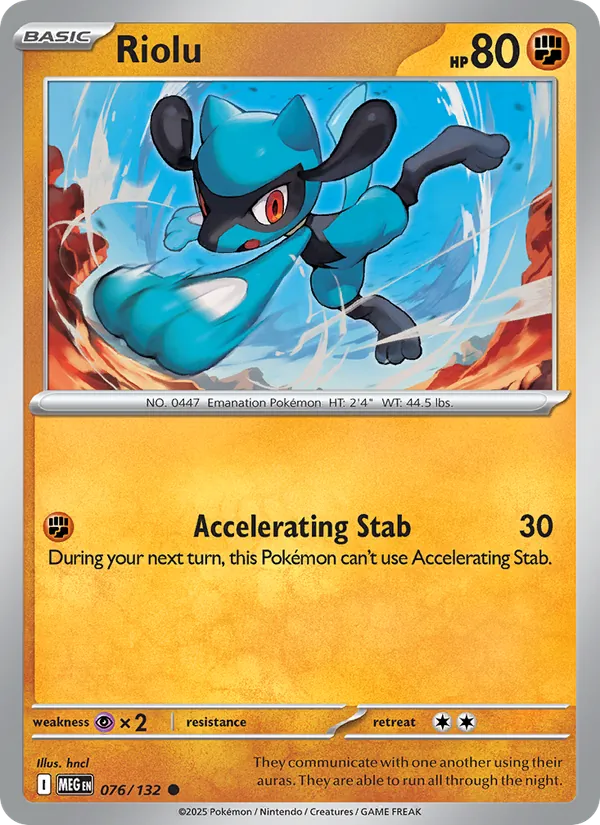 076 Riolu – Mega Evolution