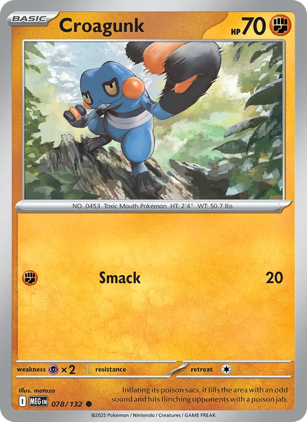 078 Croagunk – Mega Evolution