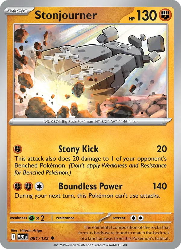 081 Stonjourner – Mega Evolution
