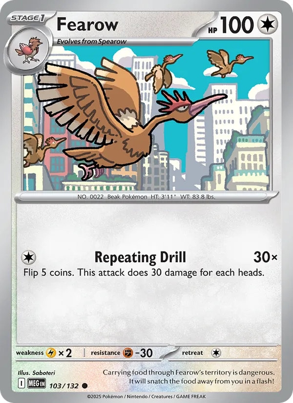 103 Fearow – Mega Evolution