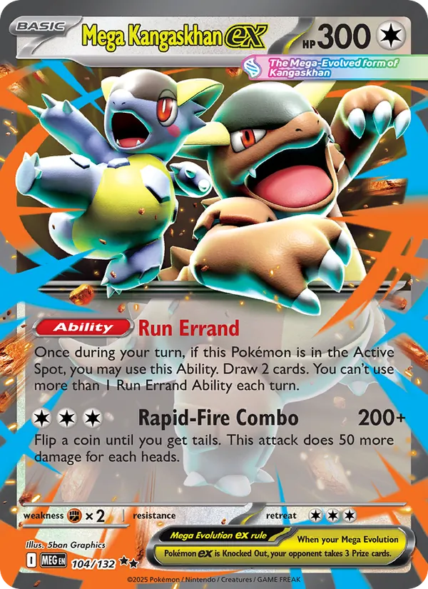104 Mega Kangaskhan ex – Mega Evolution