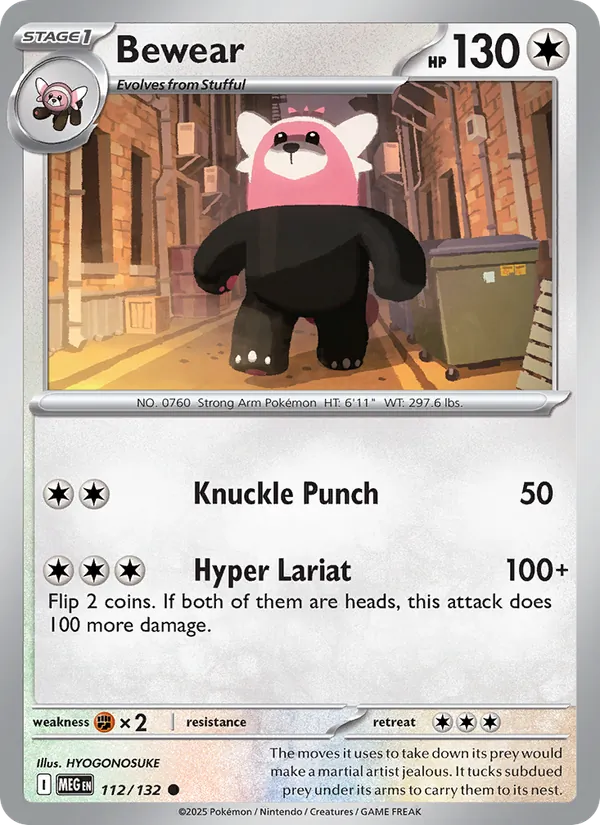 112 Bewear – Mega Evolution