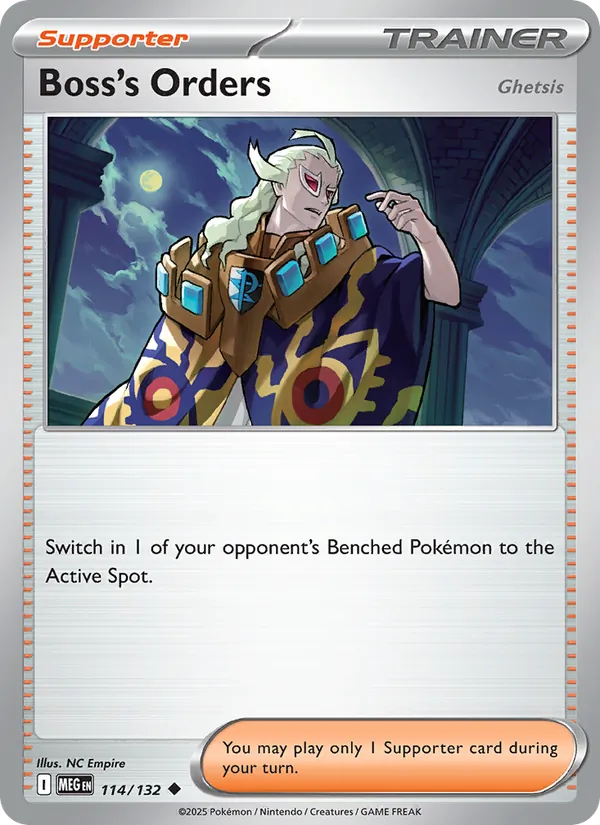 114 Boss's Orders – Mega Evolution