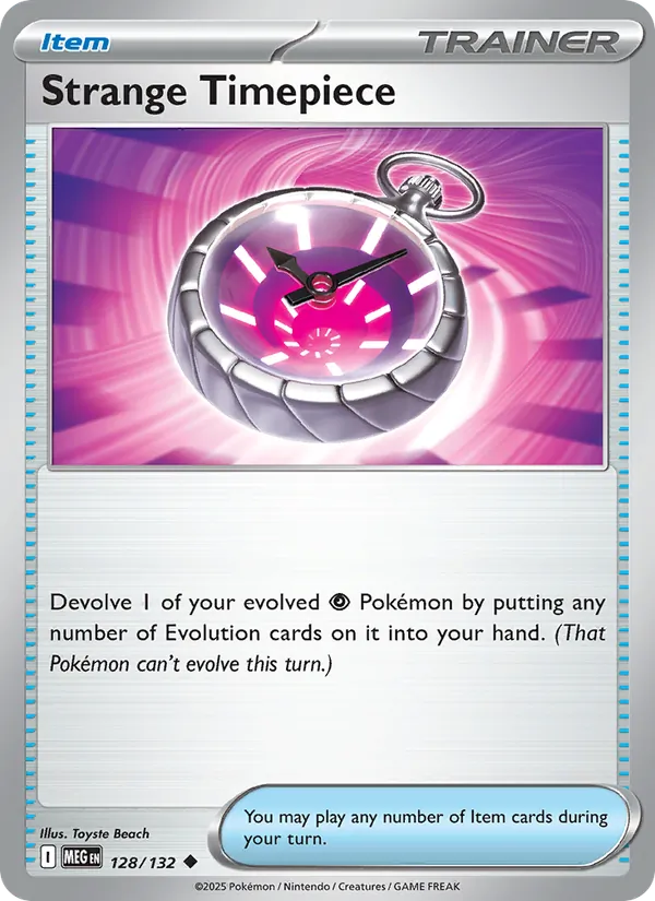 128 Strange Timepiece – Mega Evolution