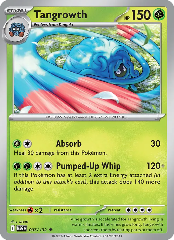 007-RH Tangrowth – Mega Evolution