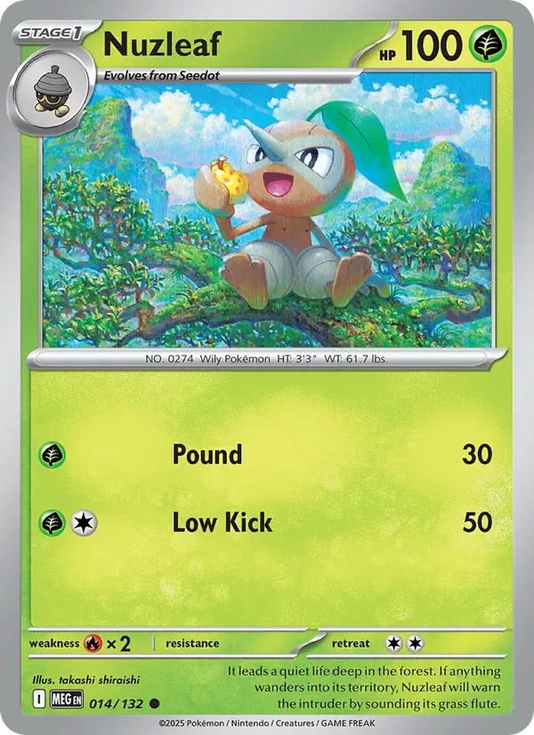 014-RH Nuzleaf – Mega Evolution