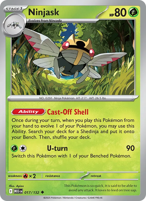 017-RH Ninjask – Mega Evolution