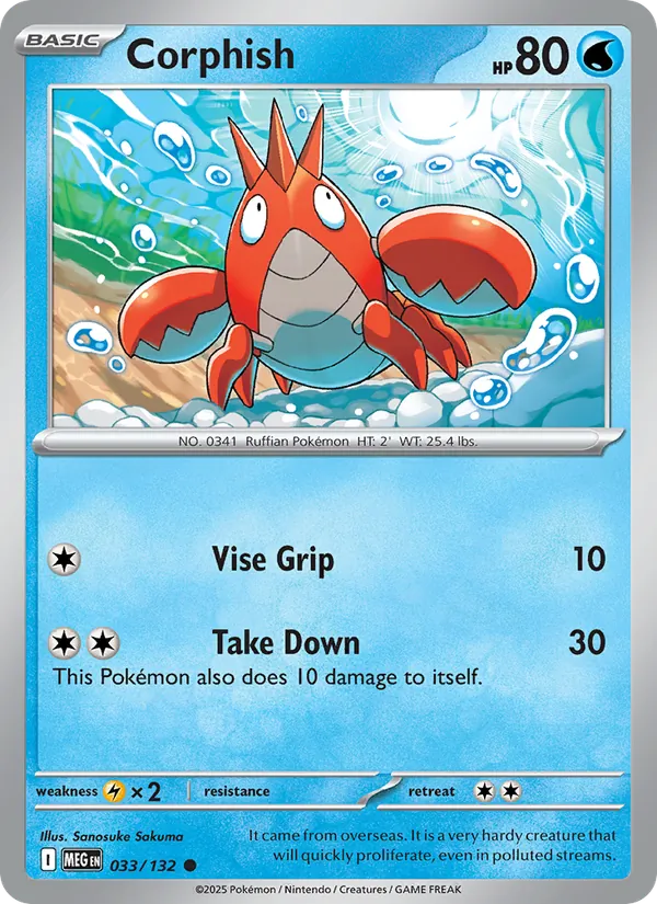 033-RH Corphish – Mega Evolution