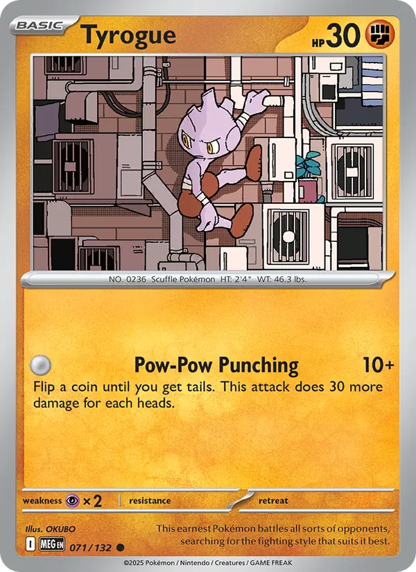 071-RH Tyrogue – Mega Evolution