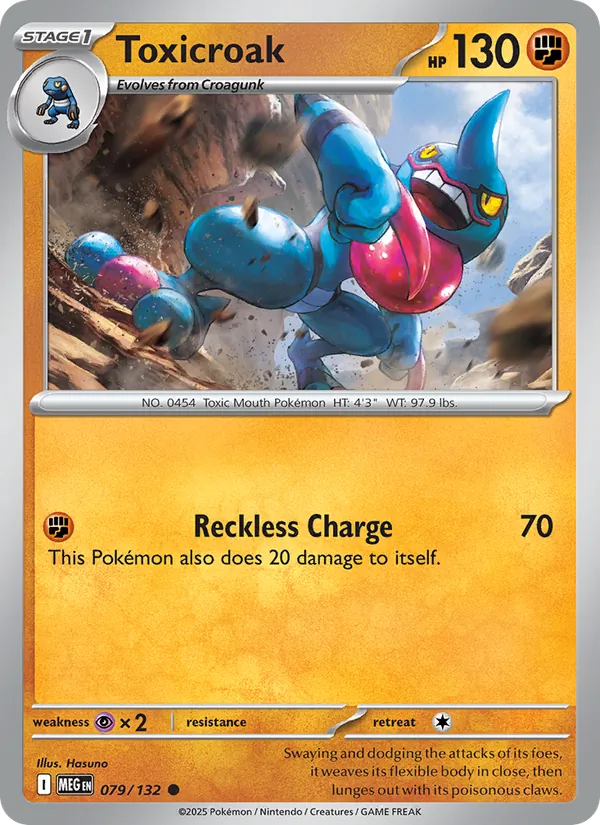 079-RH Toxicroak – Mega Evolution