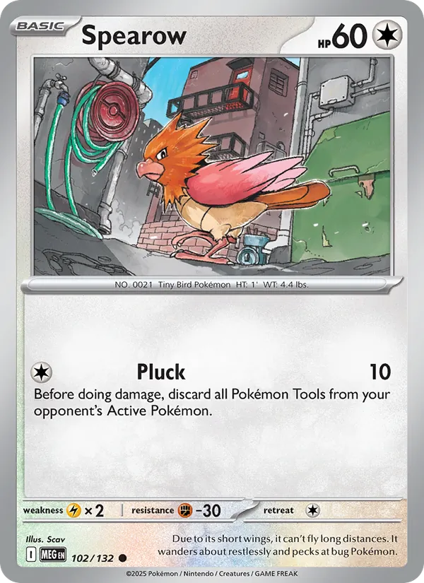 102-RH Spearow – Mega Evolution