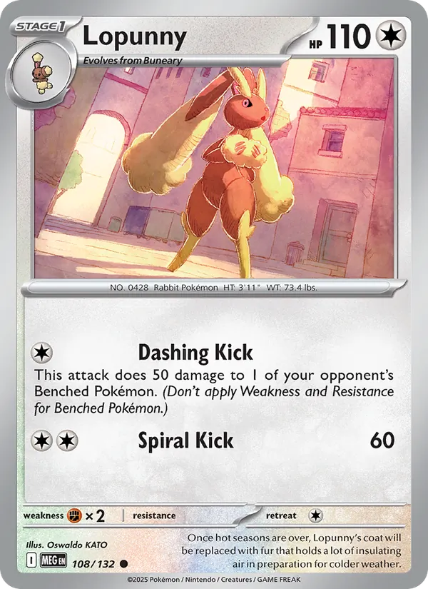 108-RH Lopunny – Mega Evolution
